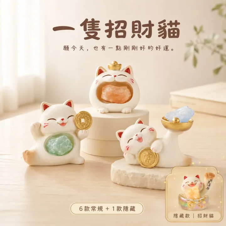 一只招財貓抽賞套組商品圖